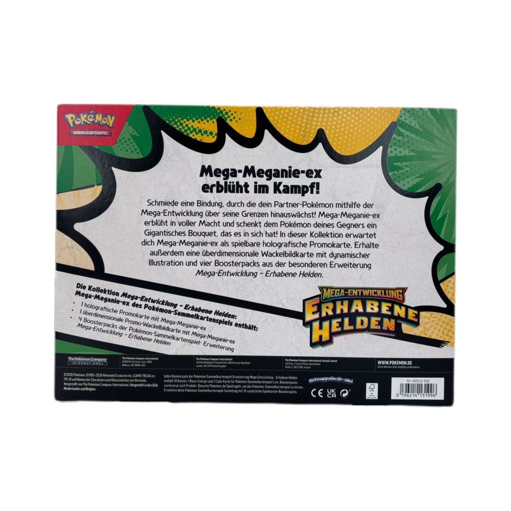 Pokémon Erhabene Helden (ME02.5) Mega Meganie EX Kollektion DE