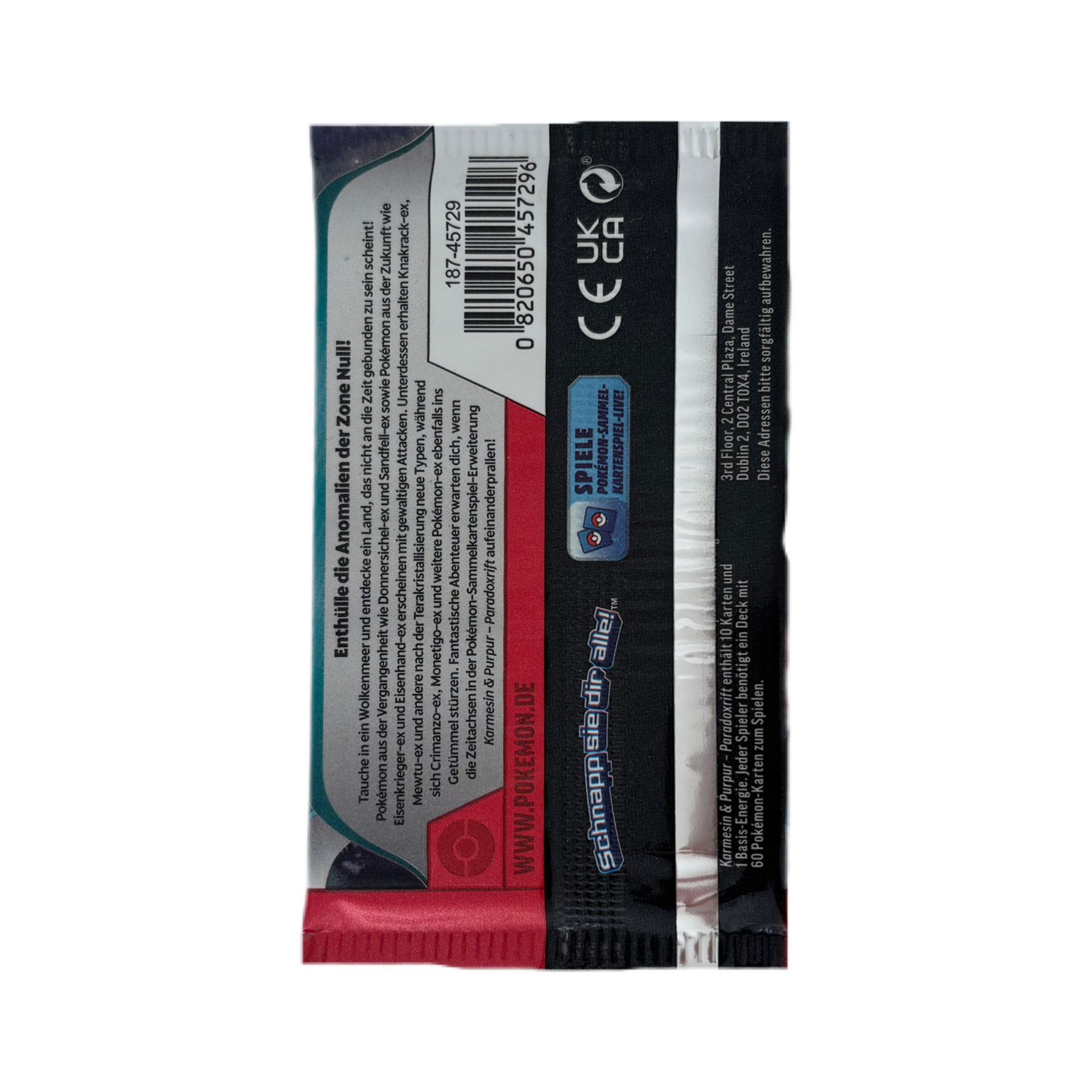 Pokémon Paradoxrift (KP04) Booster Pack DE