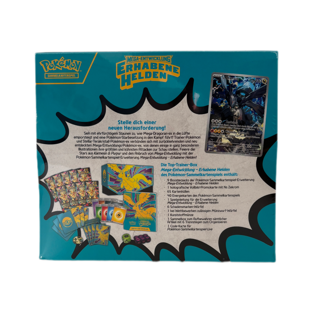 Pokémon Erhabene Helden (ME02.5) Top Trainer Box DE