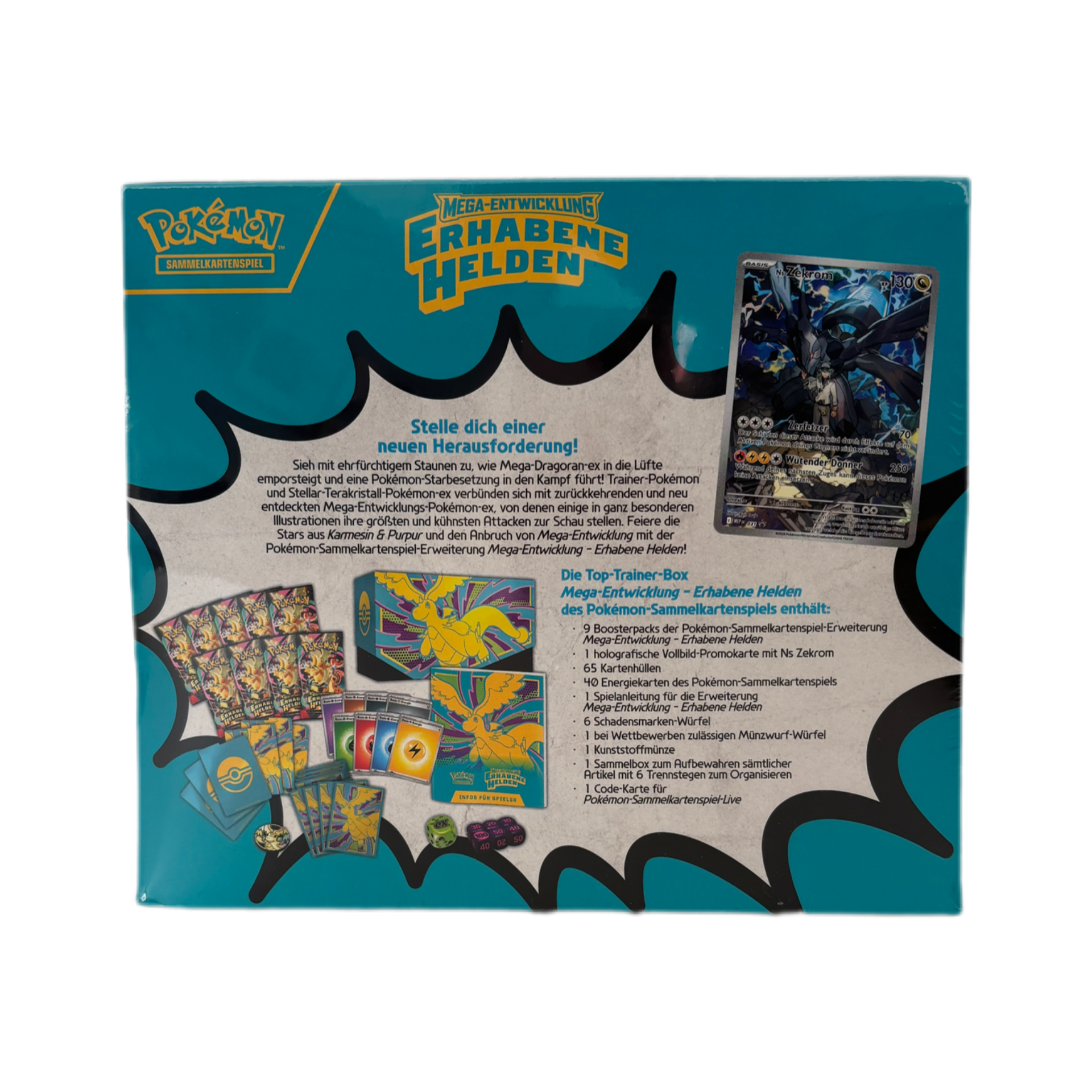 Pokémon Erhabene Helden (ME02.5) Top Trainer Box DE