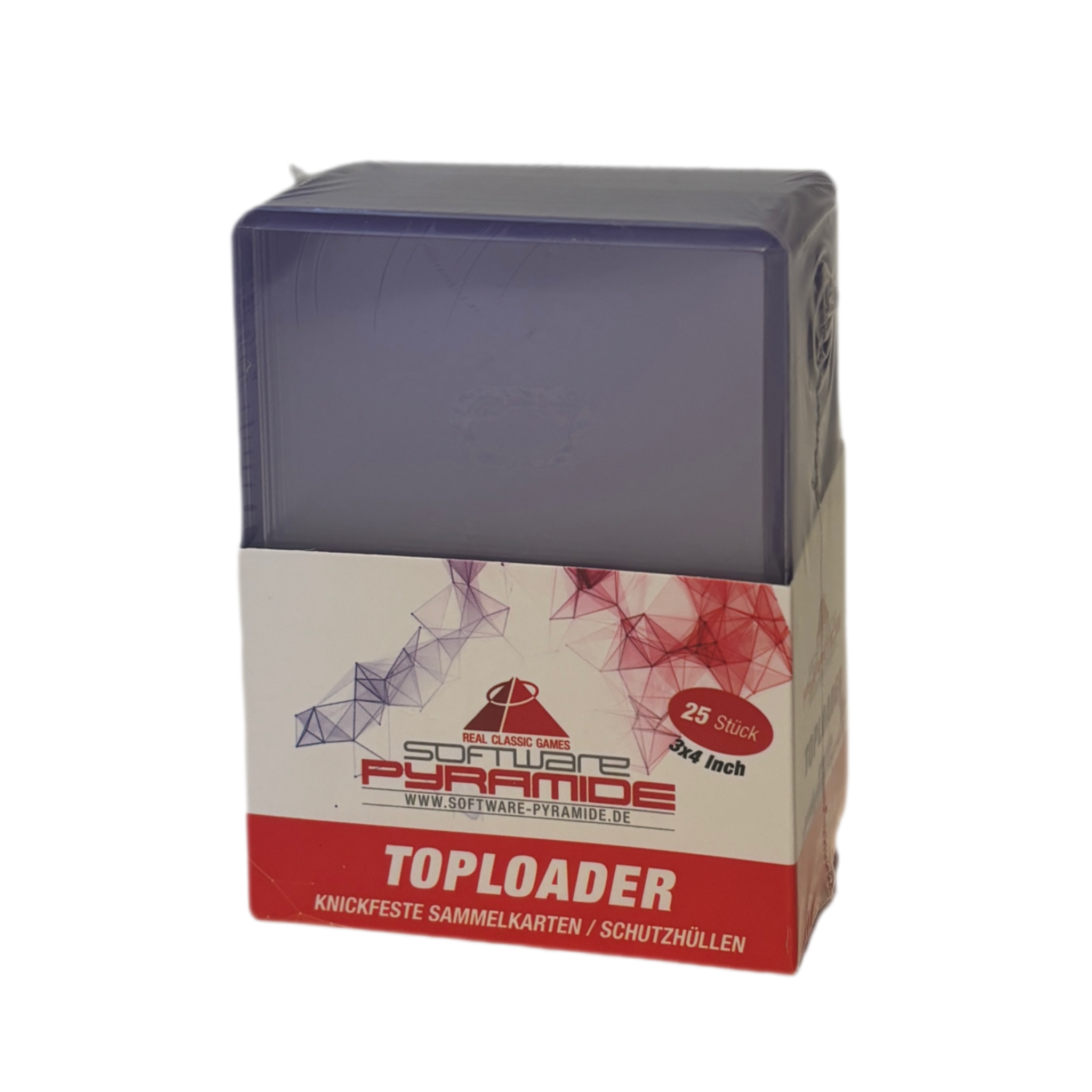 Toploader 3x4 Inch (25 Stück) – knickfeste Schutzhüllen für Sammelkarten