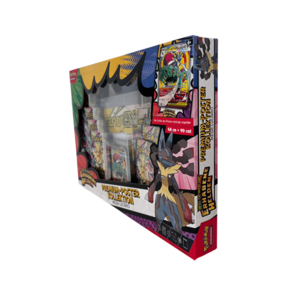 Pokémon Erhabene Helden (ME02.5) Premium Poster Kollektion Mega-Lucario