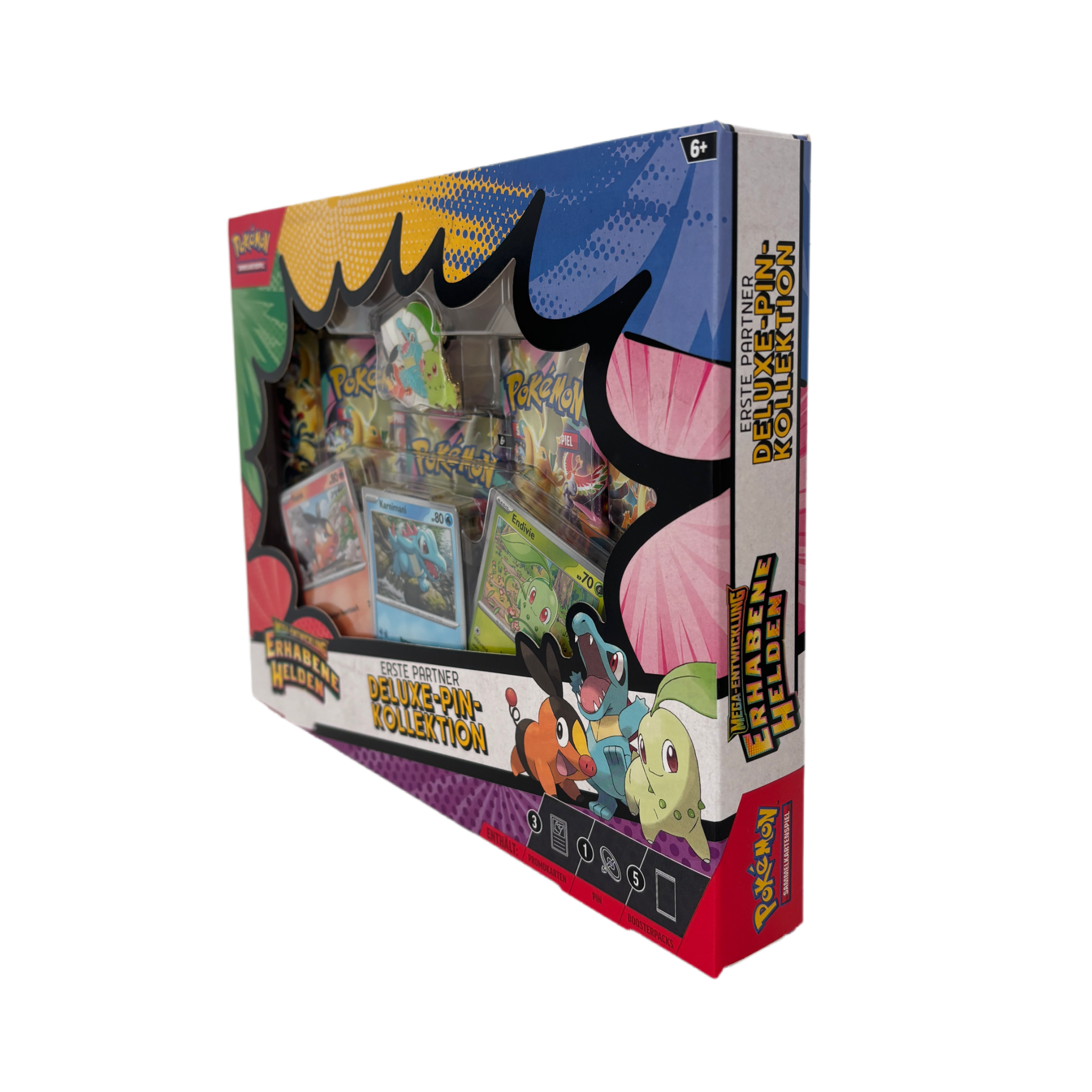 Pokémon Erhabene Helden (ME02.5) Erste Partner Deluxe-Pin-Kollektion